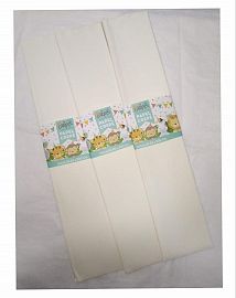 PAPEL CREPE X 10 UN CREMA/AMARILLO PASTEL