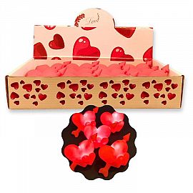 LAMPARA DE MESA CORAZONES ROJOS C/FLECHAS-26198