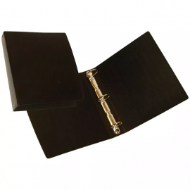 CARPETA ESCOLAR 3 AN X 40 MM FIBRA NEGRA-UTIL OF (C2304)