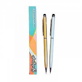 BOLIGRAFO METALIZADO TOUCH PLATEADO/DORADO/COLOR - 27281/0