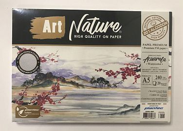 BLOCK P/DIBUJO ART NATURE PREMIUM A5 X 20 H- 240 GR-88801
