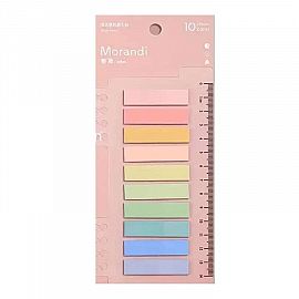 POST IT BANDERITA MORANDI X 10 COLORES + REGLA-26914
