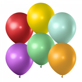 GLOBOS RED PERLADO 12