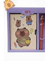 DIARIO INTIMO CAPYBARA C/BOLIGRAFO EN CAJA-28042