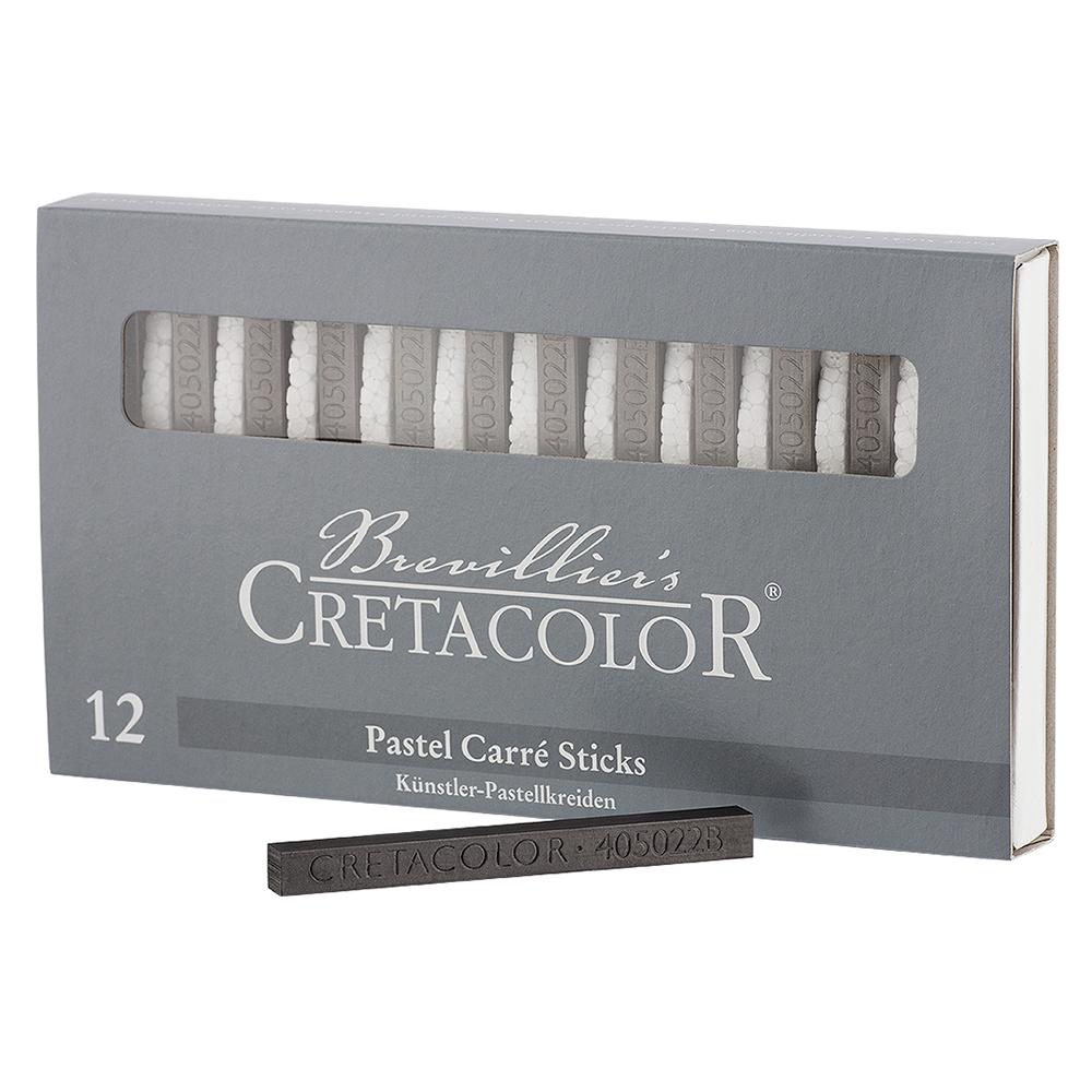 BARRA DE GRAFITO CUADRADA CRETACOLOR X 12 UN-6B-