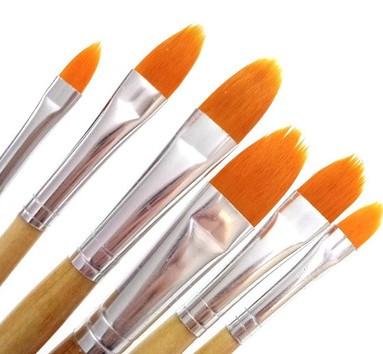 PINCELES SET X 6 UN LENGUA DE GATO (11113)
