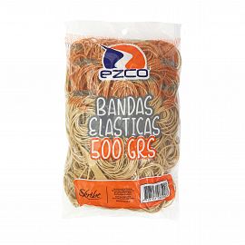 BANDA ELASTICA CAUCHO EZCO X 500 GRS BOLSA-608500