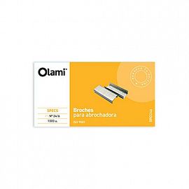 BROCHES P/ABROCHADORA OLAMI 24/6  X 1000 UN