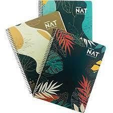CUADERNO 16 X 21 C/ESPIRAL 70 HS L.NAT RAYADO 105784